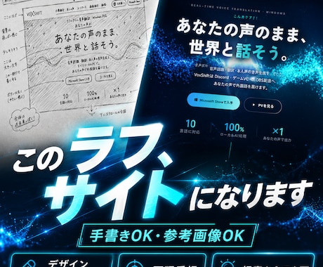 デザインと演出超重視！LP・Webサイト制作します 低価格&低維持費！テンプレ不使用！コードで作る本格サイト！ イメージ2