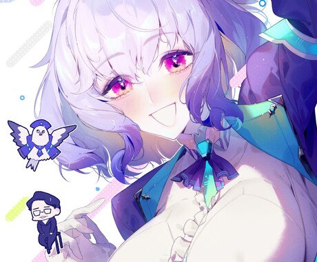 プロ品質の美麗なイラスト制作します オリジナルから二次創作まで柔軟に対応可能です！ イメージ2