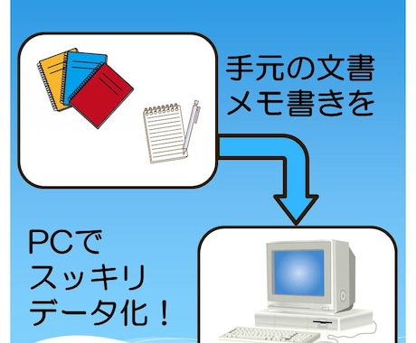 PCへの文章入力、作成を承ります タイピングが苦手な方、ワード・エクセル入力が難しい方へ イメージ1