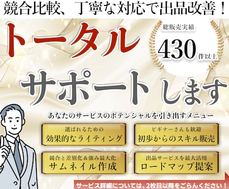 初心者◎丁寧なトータルサポート/サムネ文章書きます 差別化☆｜士業/講師/相談系｜伸び悩み/ランクアップにも⭐︎ イメージ1