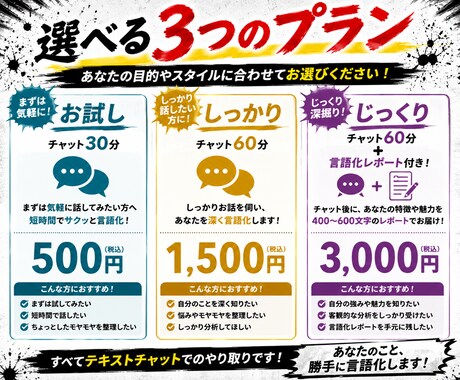 初対面の私があなたを勝手に言語化します あなたはこんな人！を勝手に決めつけ、本気で語ります。 イメージ2