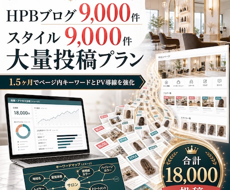 HPBブログとスタイルを各９０００投稿します イメージ1