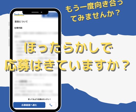 indeed求人広告の原稿作成、ライティングします 求人をライティング・リライトして魅力を引き出します！ イメージ2