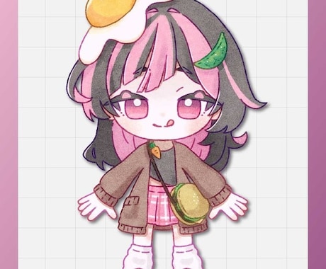 商用利用OK！ミニキャラデザインいたします （おまかせOK）2.1等身規格でのキャラクターデザインです イメージ2