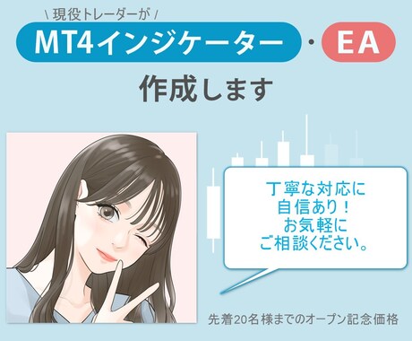 MT4インジケーター・EA作成します 自分の手法を自動化してみませんか？ イメージ1