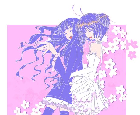可愛い女の子のオリジナルイラストを描きます イメージ1