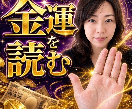 あなたの仕事運、金運を鑑定し、1日でお届けします あなたの不安な気持ちに手のひらから読み解きます イメージ2