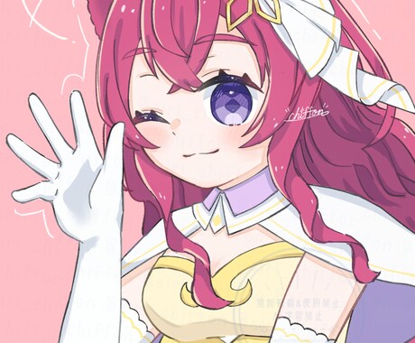 アイコンなどに使えるバストアップイラストを描きます 既存キャラクター、VTuber、オリキャラ問いません！ イメージ2
