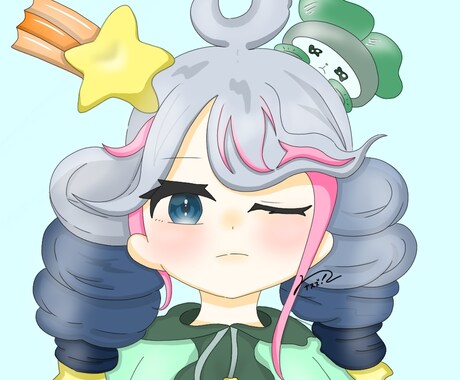 かわいいイラスト描きます 不思議な女の子達の個性大切にしてます！お気軽にお声掛け下さい イメージ2