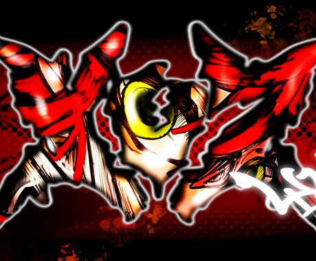 ESportsスタイルのデザインを作りますます sns用バナー、アイコンをオリジナルネームタイポ イメージ2