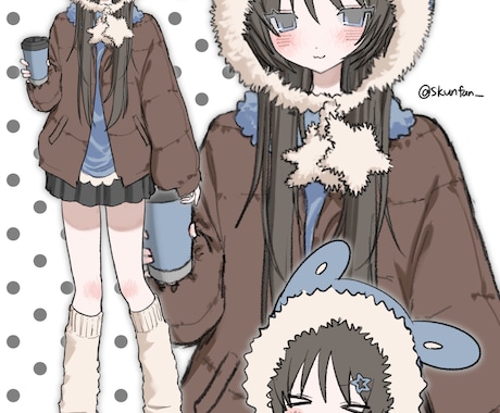 平成レトロなアニメイラストを描きます 平成アニメ風 レトロなイラストを描きます イメージ1