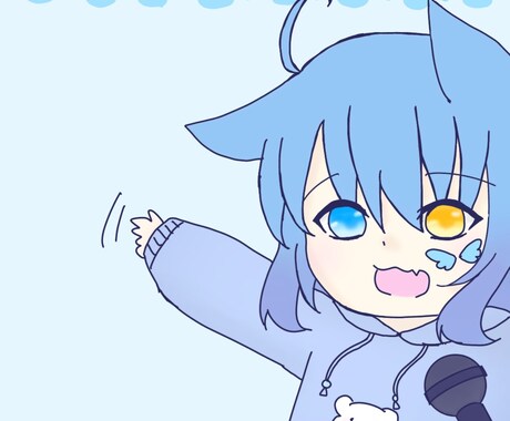 ゆるっとかわいい女の子のアイコンを描きます イメージ1