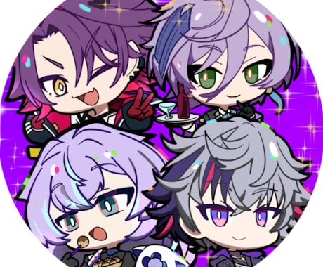 デフォルメキャラクターのイラストを制作します 1週間から2週間程度で完成！アイコンやスタンプ等に！ イメージ1