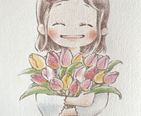 イラストや似顔絵お描きします ほんわか癒し系の手描きイラスト作成 イメージ2