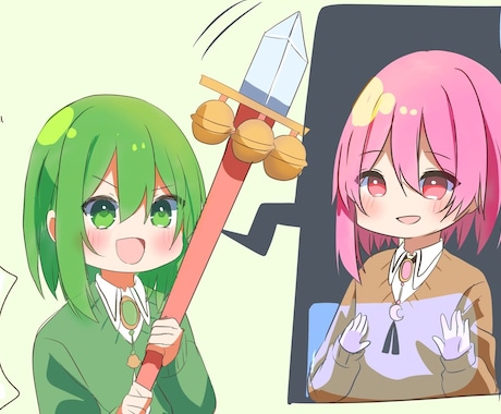 デフォルメキャライラスト描きます 可愛いくて明るいイラスト描かせていただきます！ イメージ2