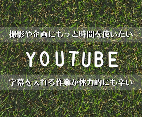 YouTubeなどのテロップ作成・編集を代行します 【手間の掛かる作業を代行★あなたの動画制作を加速させます！】 イメージ2
