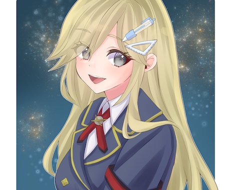 配信用歓迎見栄えする透明感のある1枚絵お描きします プレゼント・歌ってみた・グッズ化など用途色々！短納期可！ イメージ2