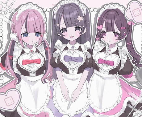 現役萌オタクがかわいい1枚イラスト描きます イメージ1