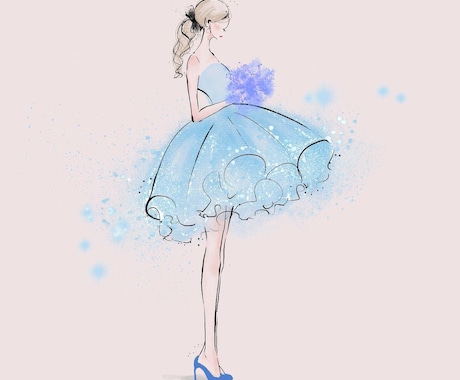 SNSのアイコンなどに！大人可愛いイラスト描きます あなたの理想の女性像をイラストにします イメージ2