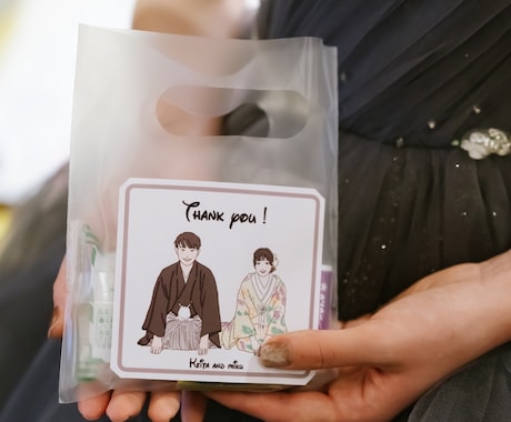 結婚式やカップルイラスト描きます ウェルカムスペースやプレゼントなどにご利用いただけます！ イメージ1