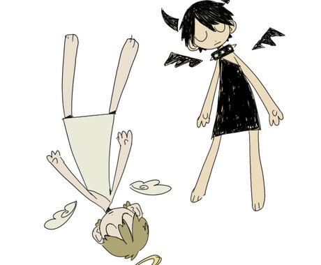 アイコンや動画サムネなどに使えるイラスト描きます ラフは3回まで修正無料！可愛いデフォルメイラストです イメージ2