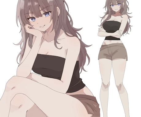 立ち絵や配信用イラスト描きます オーダーに合わせてしっかりと相談して描いて行きます イメージ2