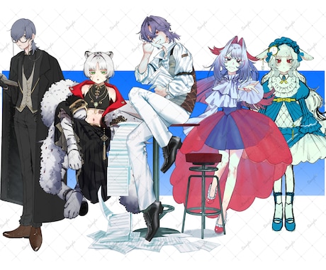 膝割引中：立ち絵制作いたします TRPGやIRIAM、動画にも！ イメージ2