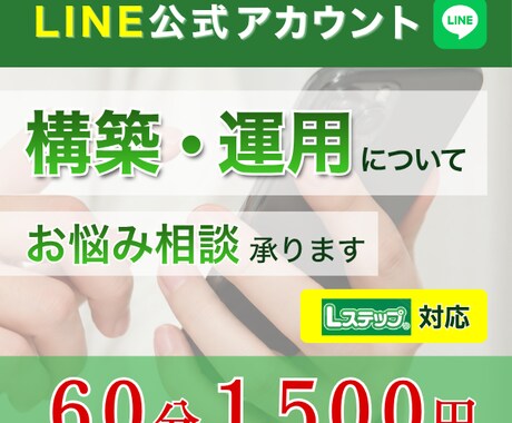 公式LINE・Lステップ【構築・運用】相談乗ります 『ビデオチャットにて60分！』 イメージ1