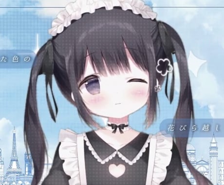お急ぎ3日も有︎︎✦シンプルなMV作ります 歌ってみたなど✦イラストを際立たせるシンプルMV✦ イメージ1
