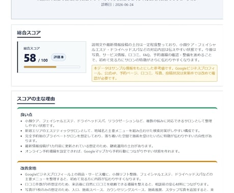 GoogleマップのMEO診断レポートを作成します 店舗ページの改善点をPDFでわかりやすく整理 イメージ2