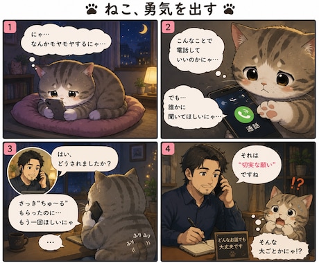 今すぐ話せます。ただ聞いてほしい方の雑談傾聴します どんな話も否定せず静かに寄り添い安心してお話しください イメージ2