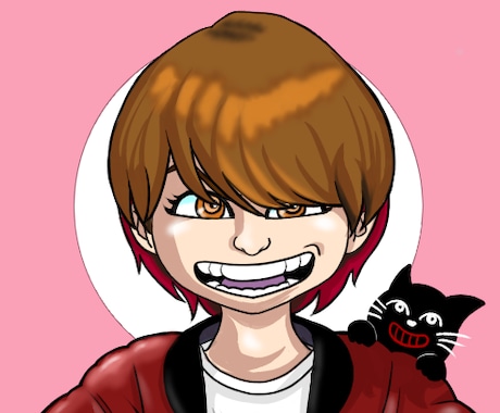 POPで目を引くアイコンお描きします マンガのような手描きイラストをアイコンにしてみませんか？ イメージ1
