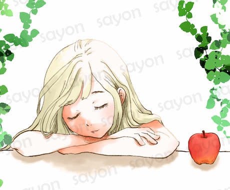イラスト多数/完成品のイラストを販売しています ほのぼの・ほんわか一枚絵/アイコン・動画サムネなどに イメージ1
