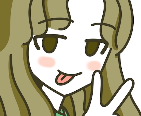 SNSアイコン（似顔絵•固定キャラ）制作します 自分専用のオリジナルアイコンを作ってみたい！という方に イメージ1