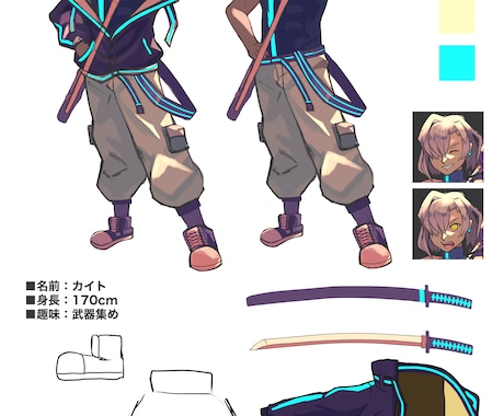 TRPGなどで使用する立ち絵を描きます ゲームをより楽しく彩るキャラクターを一緒に作りませんか イメージ2