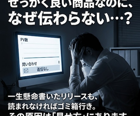 現役PRライターが通るプレスリリースします 現役PRライターが“通る”プレスリリースを作成 イメージ2