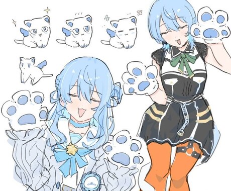 かわいいイラストを描きます 一次創作、二次創作〇丁寧に制作いたします イメージ2