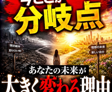 分岐点　あなたの未来が大きく変わる理由視ます 今の選択が未来を左右する重要な時期を鑑定します イメージ1
