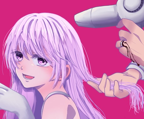 歌ってみたのイラストや配信のサムネイル描きます 【先着3名様特価】歌みた/配信のイラスト・サムネ描きます！ イメージ1