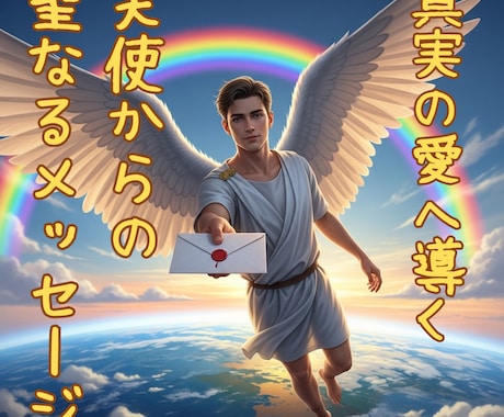 真実の愛への導き★守護天使のメッセージをおくります あなたに寄り添い，励ます天使からのメッセージです イメージ1