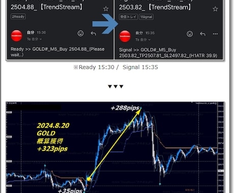 FXはこれを見たら他に何もいらなくなります FXでやる事はシグナル配信を受け取りそれ通りトレードするのみ イメージ2