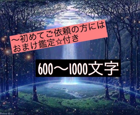 最短5時間★スピード 『霊視鑑定』で2つ占います おまけ鑑定＆質問解決するまでOK♪貴方のお悩みを解決致します イメージ1