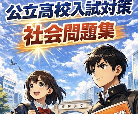 高校受験対策の社会・問題集を毎月配信します 得点力アップのために不可欠の問題集です！ イメージ1