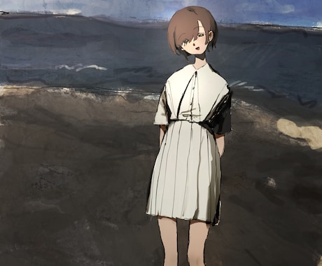 実在感のあるイラスト描きます やわらかで優しげな女の子得意です。 イメージ2