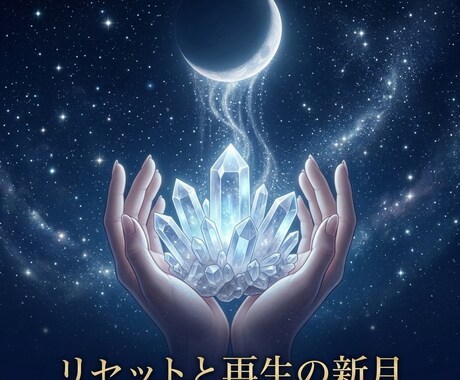 新月の力で恋愛を動かします 恋の迷いを新月が優しくほどく鑑定 イメージ2
