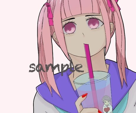 イラストオーダー承ります SNSアイコンなどさまざまなご依頼を承っております。 イメージ2