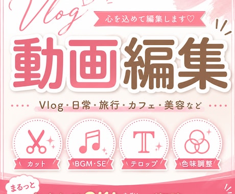 スピード納品！　vlog　動画編集します イメージ1