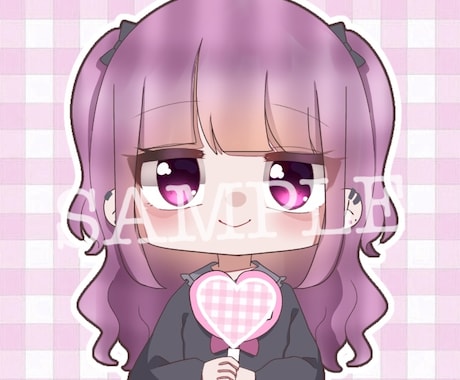 かわいいペンライトを持ったアイコンを描きます かわいいペンライトを持ったアイコンを描きます イメージ2