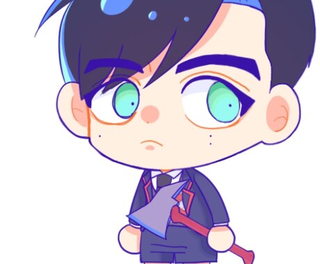 イラストを提供します アイコン、ヘッダー、サムネ等を描きます。 イメージ1