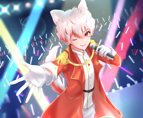 Vtuber様のパーツ分け立ち絵イラストを描きます パーツ分け費用込み！丁寧なお取引☆ イメージ2